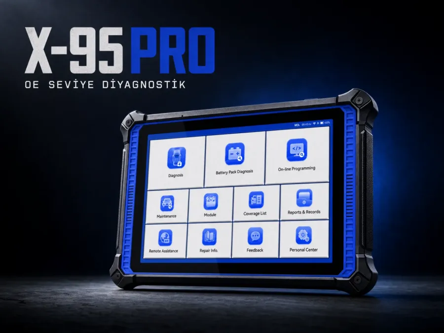 UDIAG X-95 PRO — OE seviye oto teşhis tableti